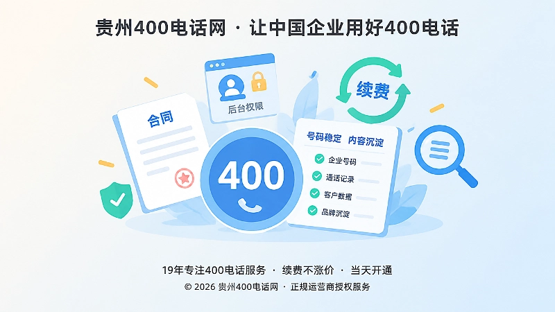 中央号码徽章与清单卡片，周围合同、权限、续费、搜索图标